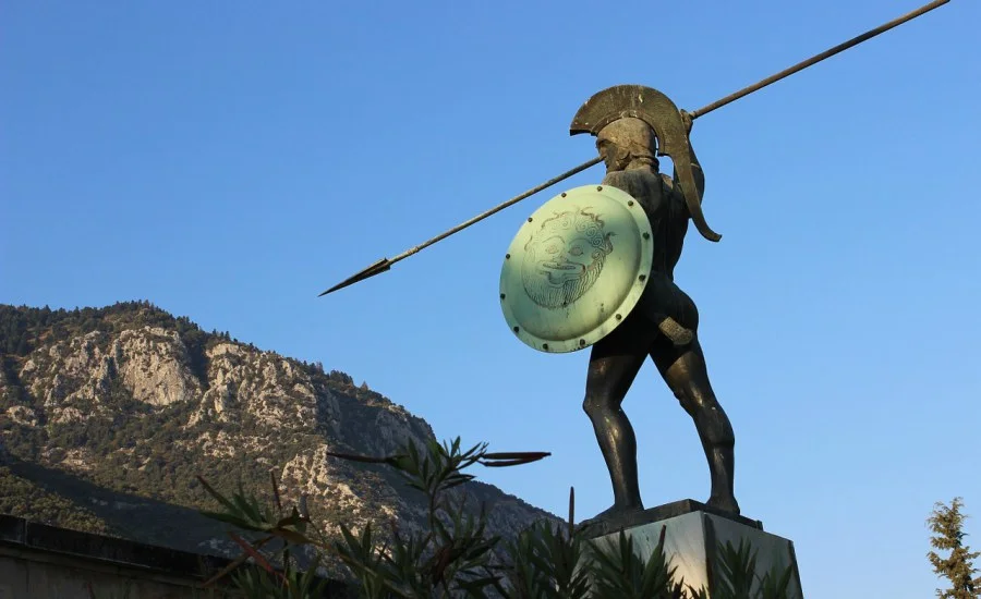 imagen guerrero griego